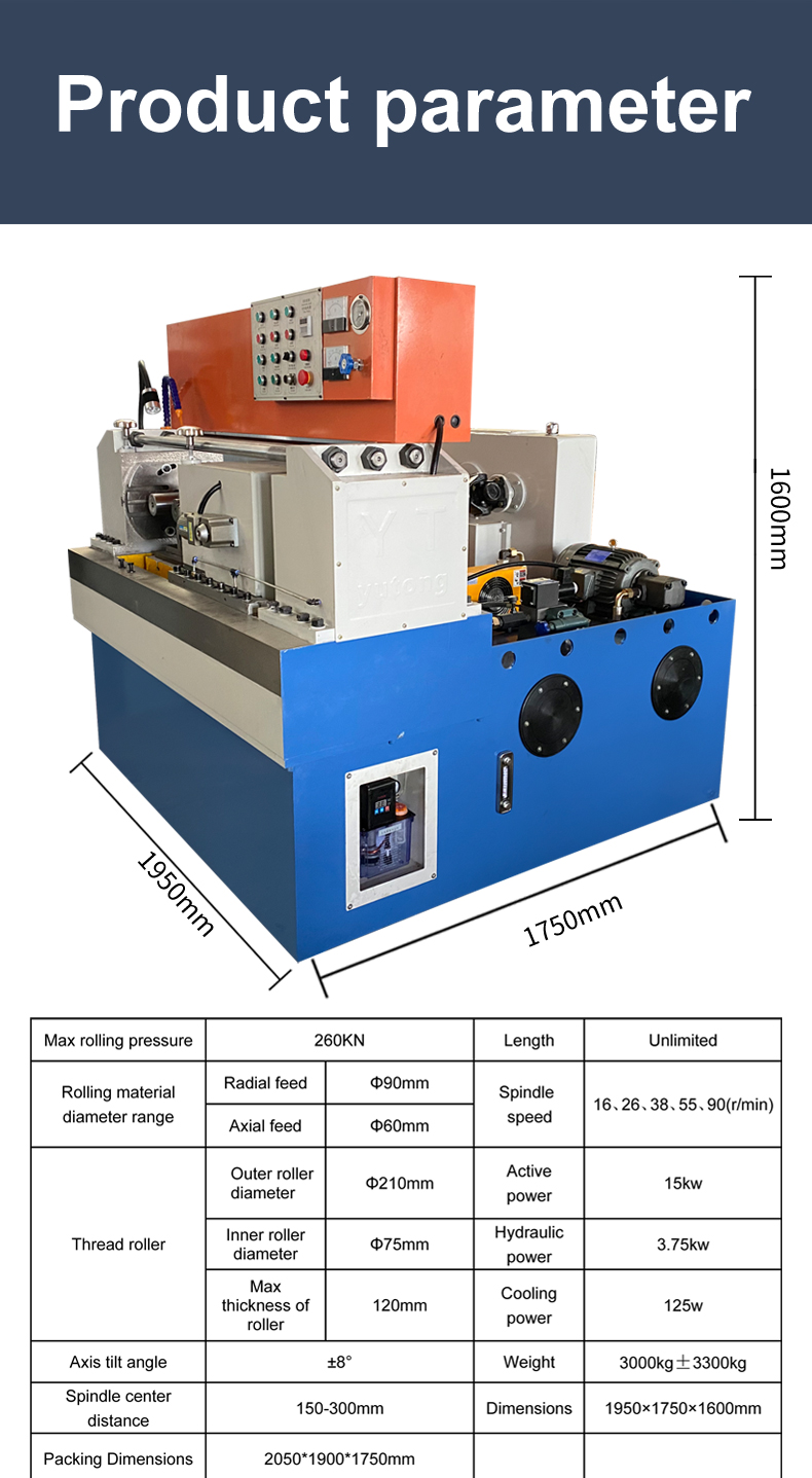 circular thread rolling machine pricelist